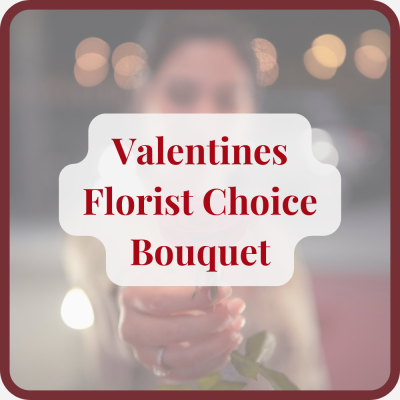 Valentines Florist Choice Bouquet - This Valentine’s Day, say it with flowers—and a touch of flair! Our Valentine’s Florist Choice Bouquet is designed to make hearts flutter. At its center, a timeless single red rose takes the spotlight, surrounded by a handpicked array of lush, Valentine’s-themed blooms. Each bouquet is crafted with love, complemented by foliage for a breathtaking finish.

Perfect for anyone who deserves to feel extra special, this bouquet speaks volumes without saying a word (but feel free to add a card message if you’ve got something clever in mind).