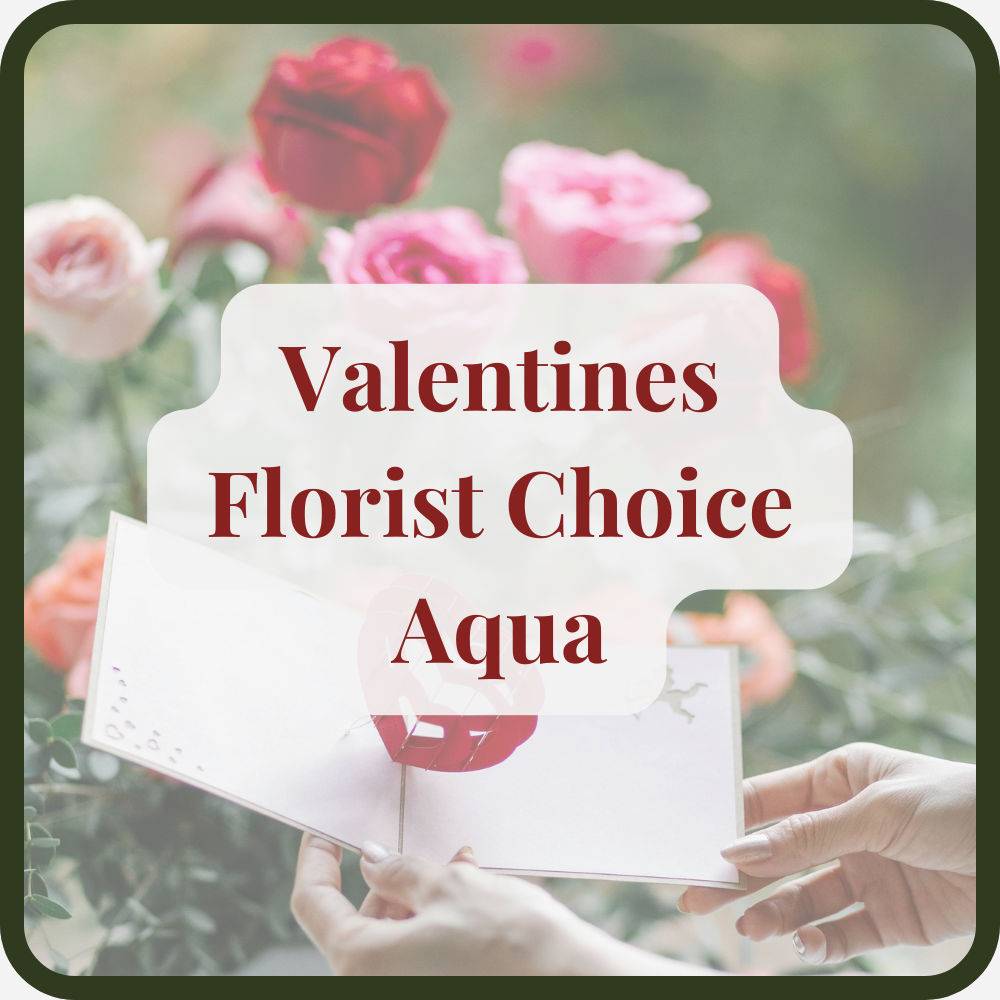 Valentines Florist Choice Aqua
